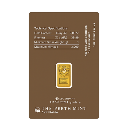 DUNE™ GULLSTÖNG FRÁ THE PERTH MINT | 1 gr. - FORPÖNTUN - Væntanleg í lok júní