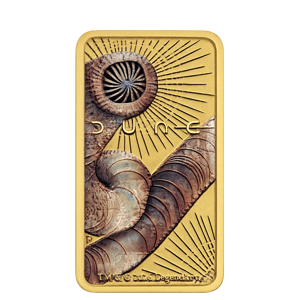 DUNE™ GULLSTÖNG FRÁ THE PERTH MINT | 1 gr. - FORPÖNTUN - Væntanleg í lok júní