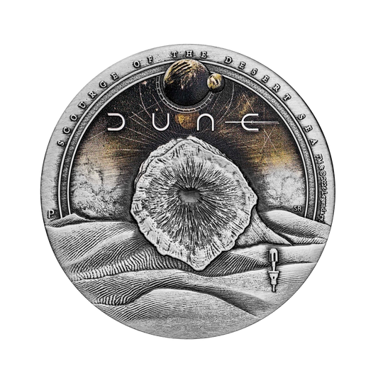 DUNE™ SHAI-HULUD FRÁ THE PERTH MINT SILFUR | 2 OZ - FORPÖNTUN - Væntanleg í lok júní