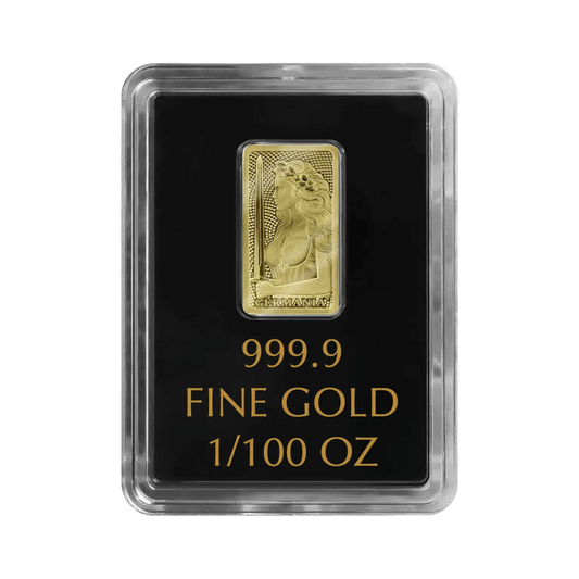 GERMANIA MINT GULLSTÖNG | 1/100 oz