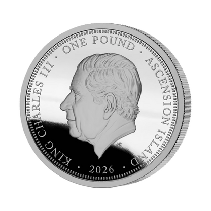 ASCENSION ISLAND 2026 – Astrolabe Proof High Relief | 1 OZ