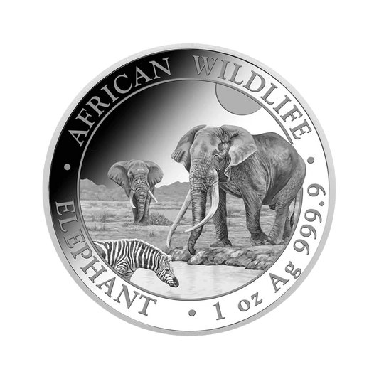 SOMALIA 2026: AFRICAN WILDLIFE ELEPHANT | 1 OZ