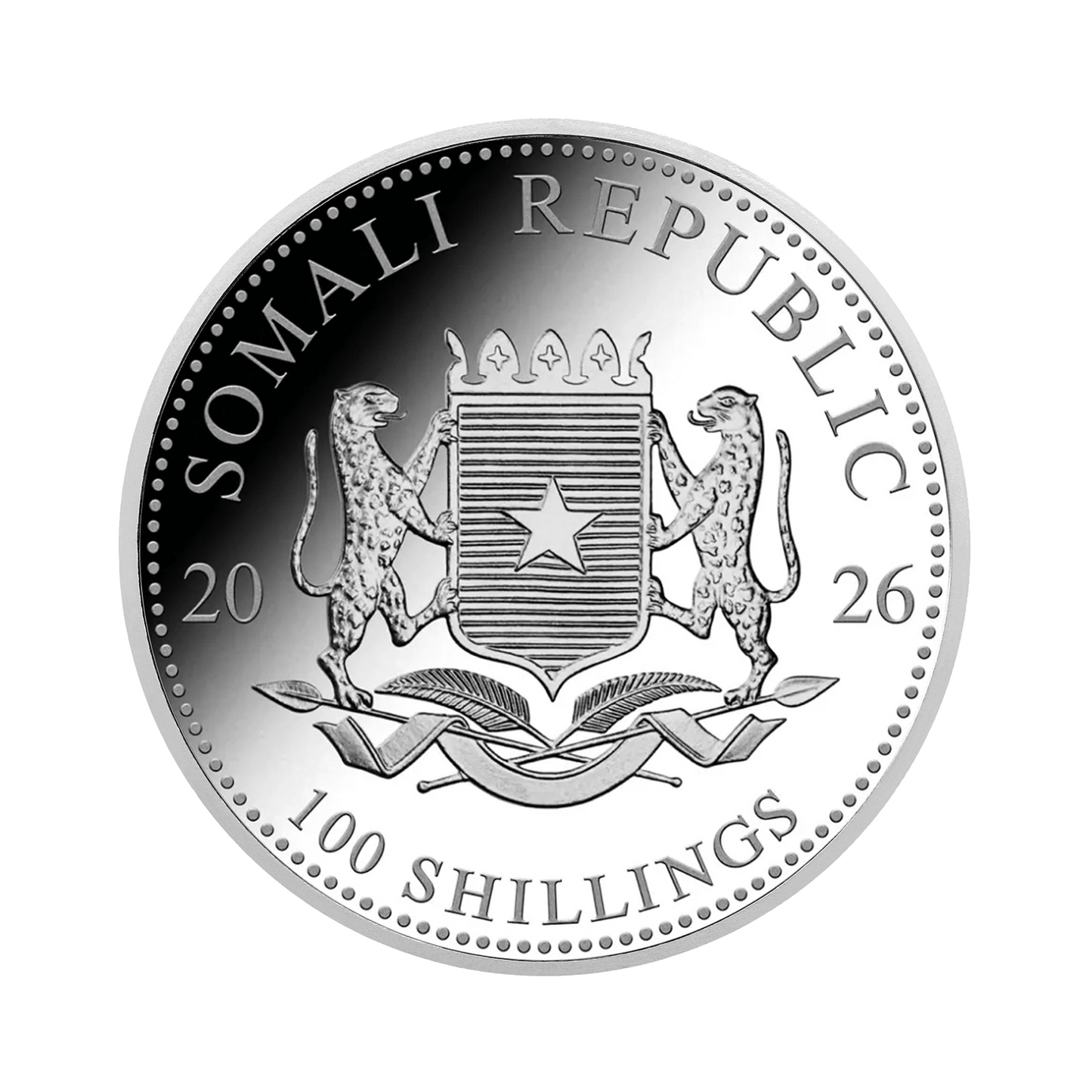 SOMALIA 2026: AFRICAN WILDLIFE ELEPHANT | 1 OZ