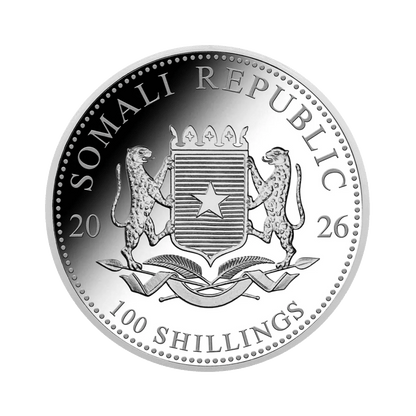 SOMALIA 2026: AFRICAN WILDLIFE ELEPHANT | 1 OZ