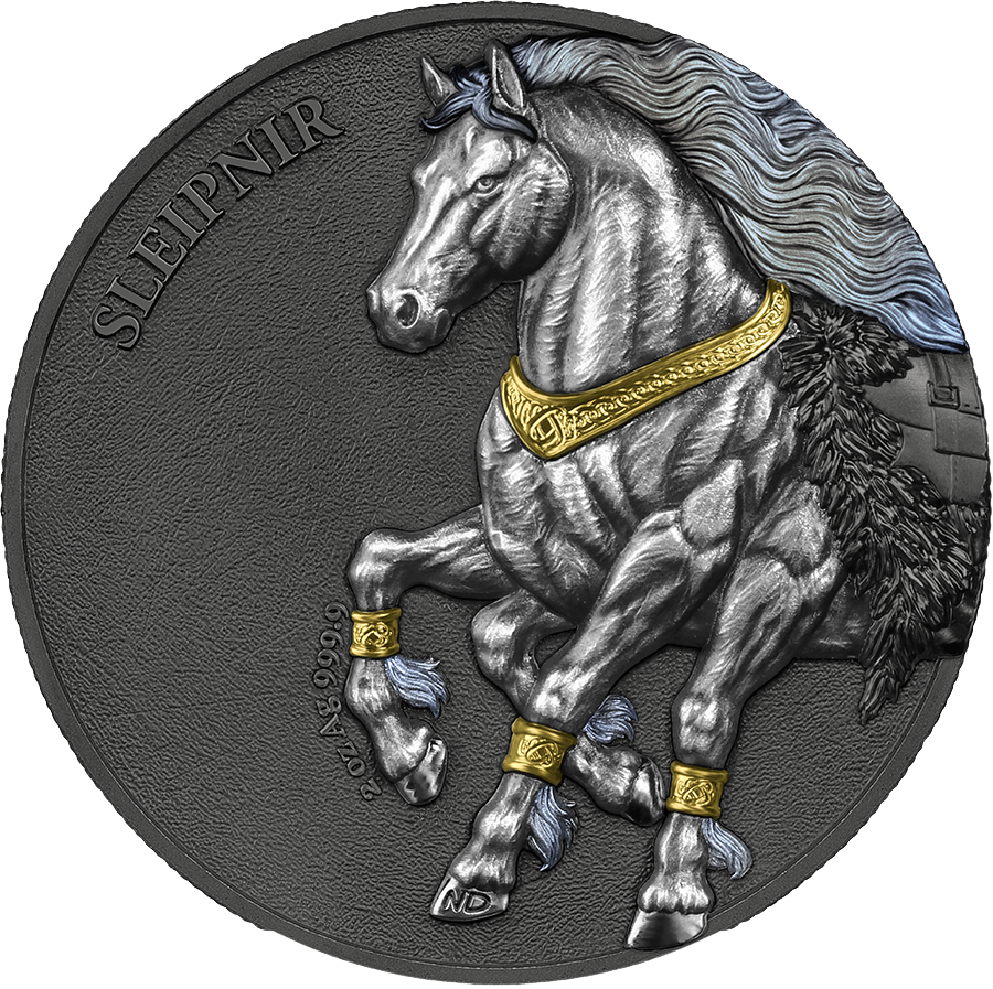 GERMANIA MINT - GERMANIA BEASTS: SLEIPNIR ULTRA DOUBLE HIGH RELIEF | 2 OZ