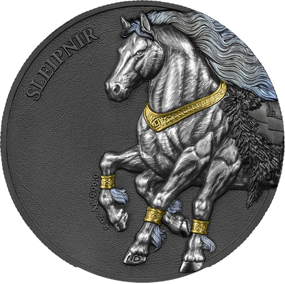 GERMANIA MINT - GERMANIA BEASTS: SLEIPNIR ULTRA DOUBLE HIGH RELIEF | 2 OZ