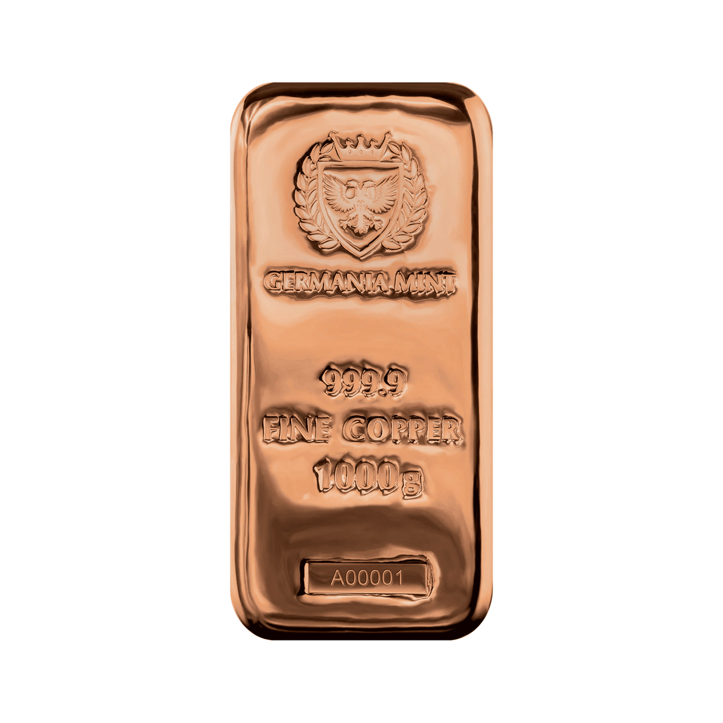 GERMANIA MINT KOPAR CAST BAR STÖNG | 1KG