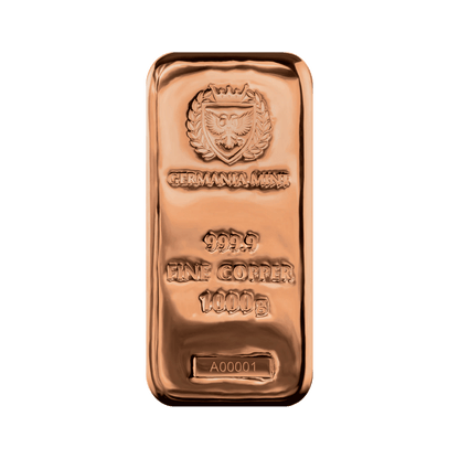 GERMANIA MINT KOPAR CAST BAR STÖNG | 1KG
