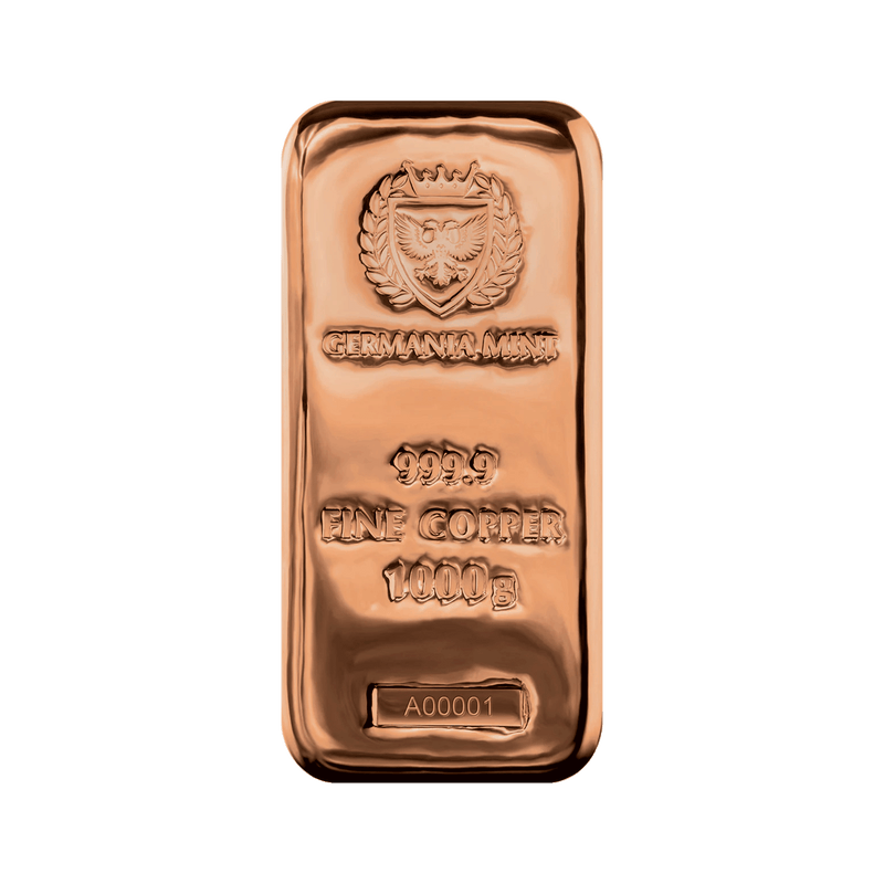 GERMANIA MINT KOPAR CAST BAR STÖNG | 1KG