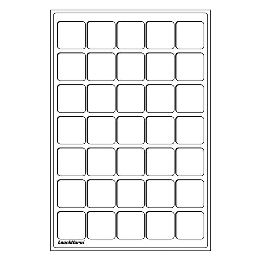 Tab myntbakki L – fyrir 35 mynt (allt að 39 mm)