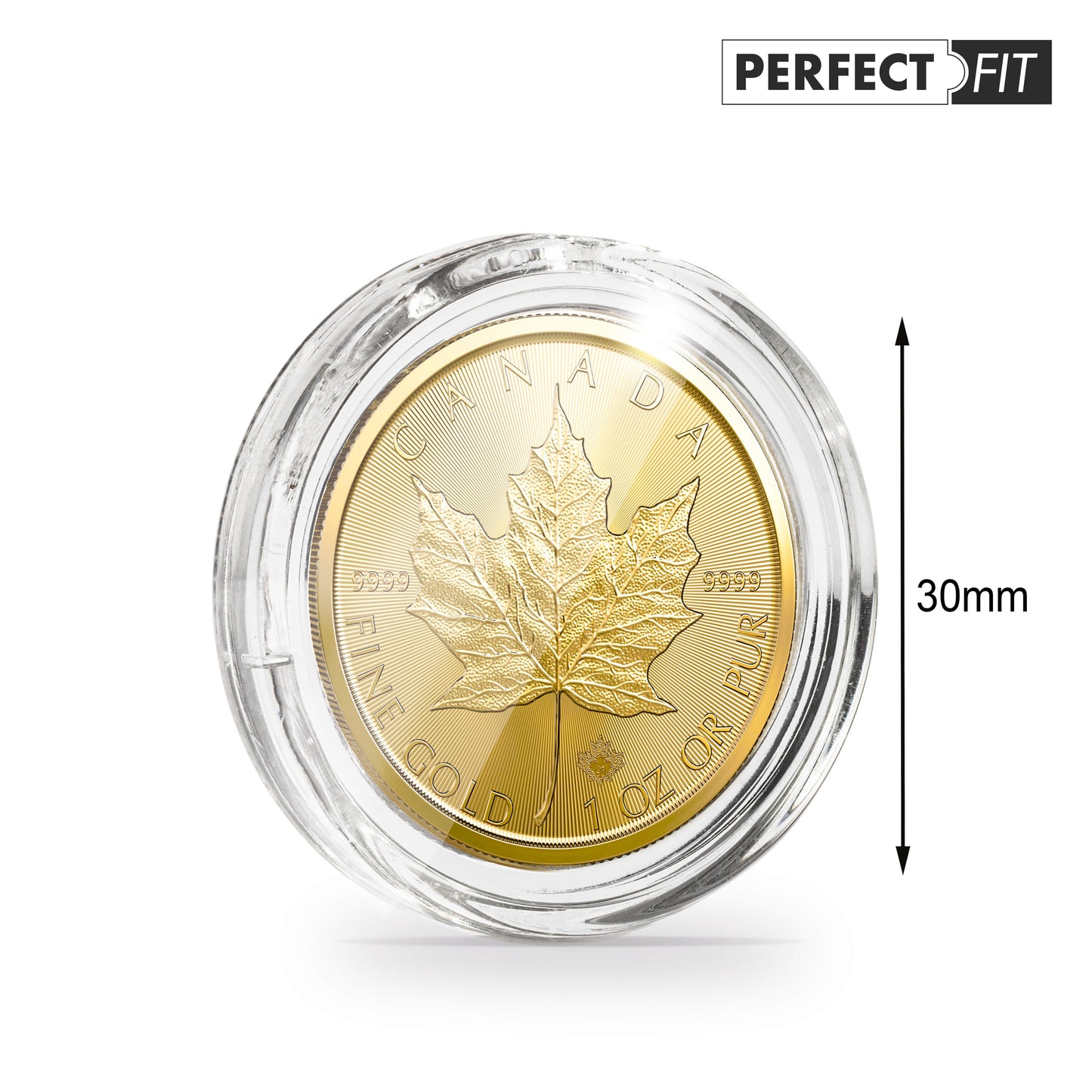 Ultra Perfect Fit – 1 oz Maple Leaf gull (30,00 mm)