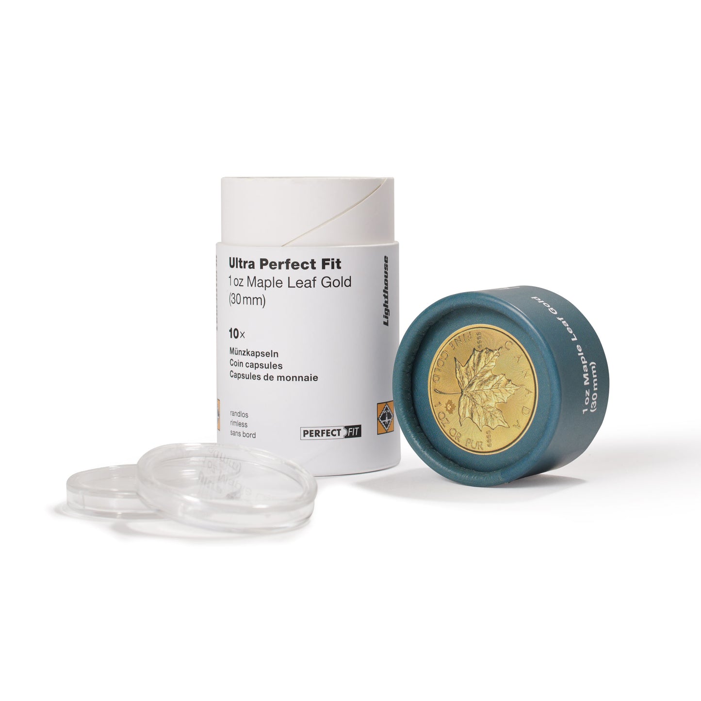 Ultra Perfect Fit – 1 oz Maple Leaf gull (30,00 mm)