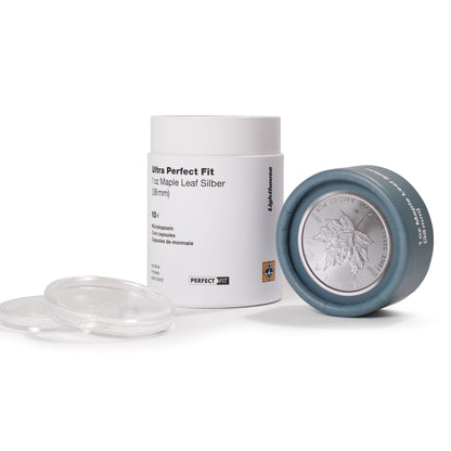 Ultra Perfect Fit – 1 oz Maple Leaf silfur (38,00 mm)