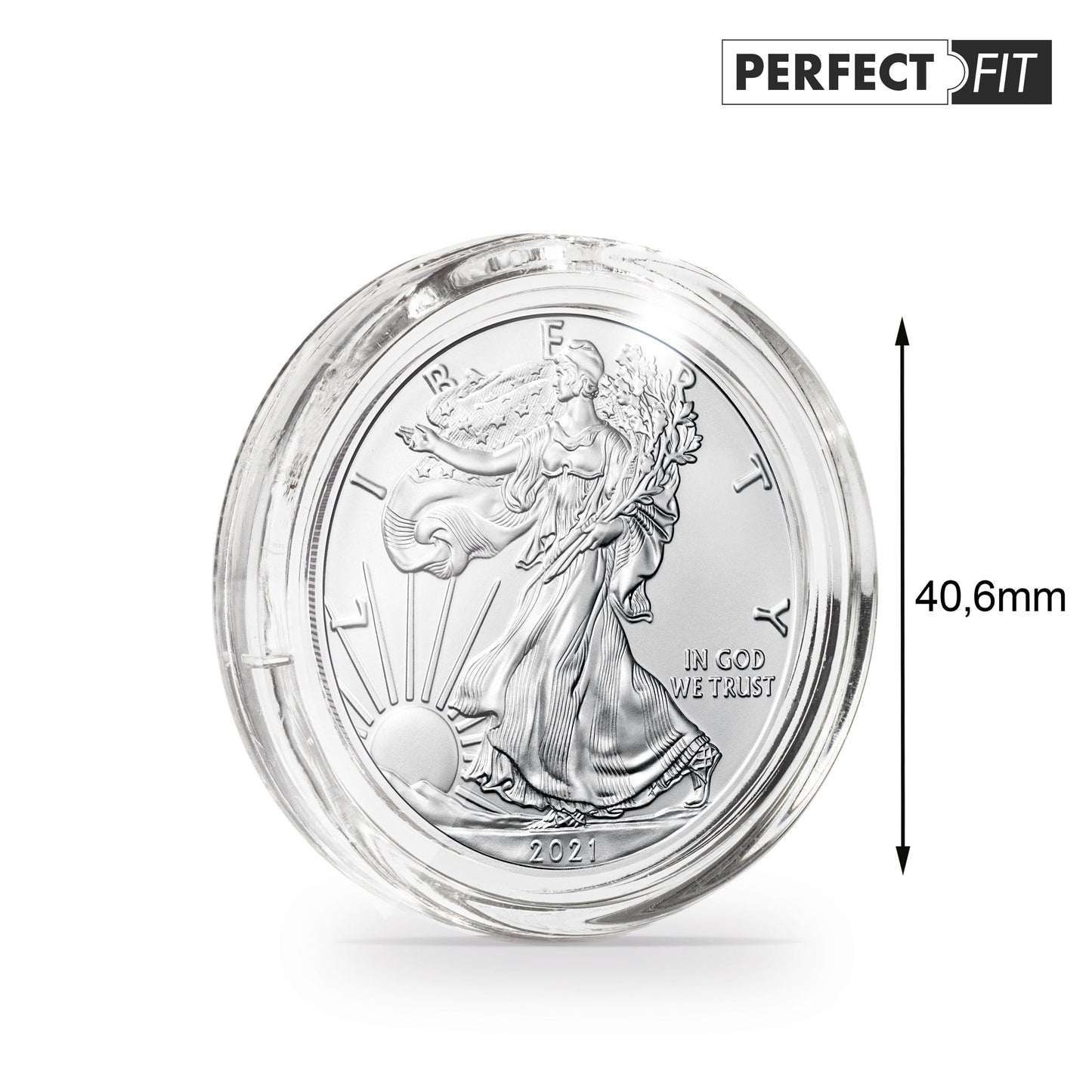 Ultra Perfect Fit – 1 oz silfur 40,6 mm